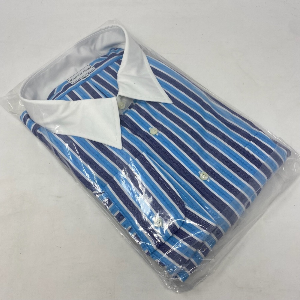 Maus & Hoffman Button Up Mens XXXL Deadstock Mayfair White Collar Long Sleeve